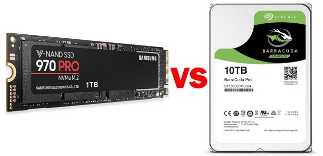 Storage SSD vs HDD