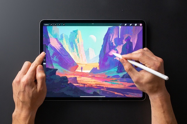 ipad pro 2022 standalone drawing tablet with applle pencil 2nd gen