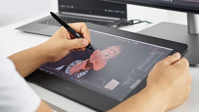 Wacom Cintiq Pro 16 drawing tablet with display