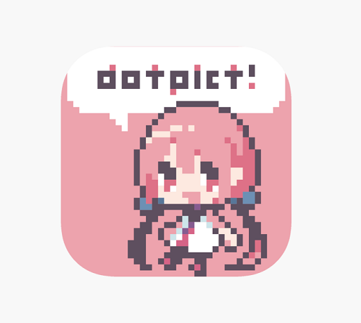 Dotpict pixel art drawing app for iPad and Android