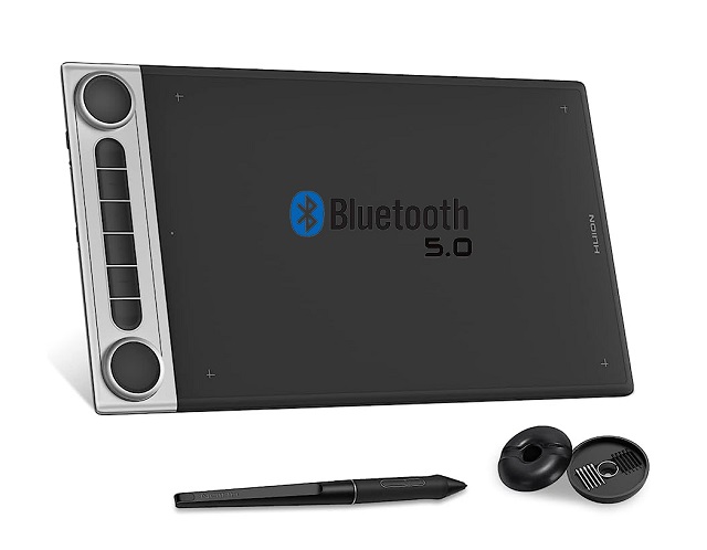 Huion Inspiroy Dial 2 bluetooth graphic tablet for 3D Modeling and Sculpting