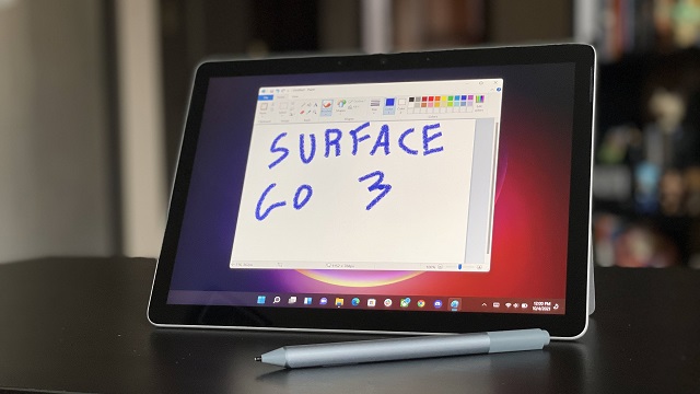 Microsoft Surface Go 3 tablet for note taking