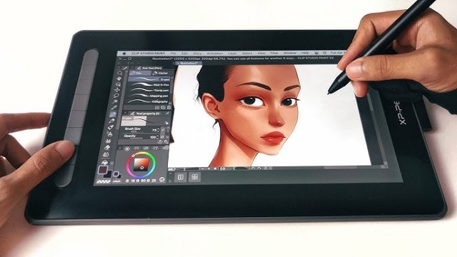xp-pen artist 12 (2nd gen) display drawing tablet for kids and teenagers
