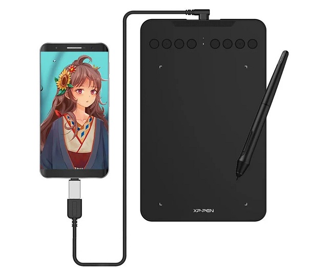 xp-pen deco mini 7 drawing tabletr for android phone