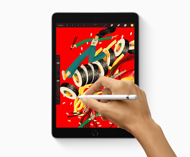 Apple iPad (9th gen) standalone tablet for pixel art