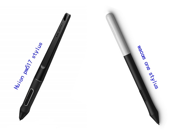 Huion-PW517-stylus-vs-wacom-one-pen
