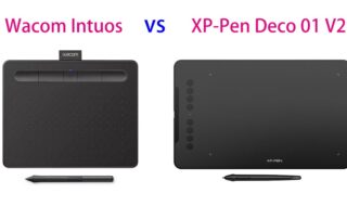 wacom intuos vs xp-pen deco 01 v2 drawing tablet