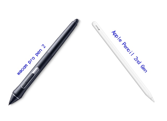 Wacom Pro Pen 2 vs Apple Pencil 2nd gen