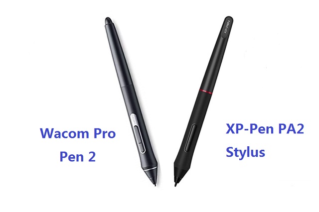 Wacom Pro Pen 2 vs XP-Pen PA2 Stylus