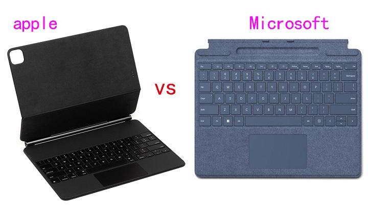 Apple Magic Keyboard vs Microsoft Signature Type Cover