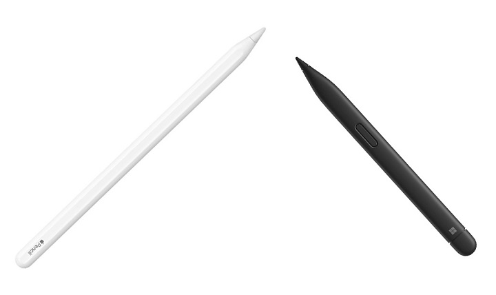 Apple Pencil 2 vs Surface Slim Pen 2