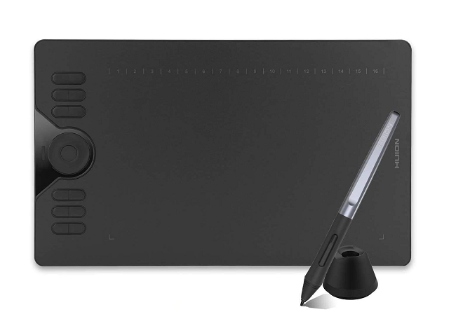 Huion HS610 drawing tablet for Medibang Paint