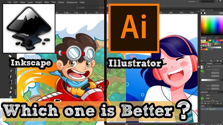 Inkscape vs Adobe illustrator