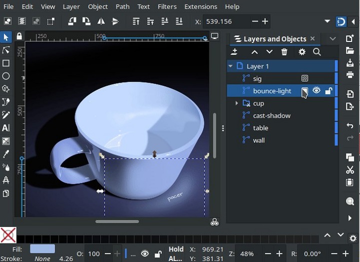 Inkscape vector design software