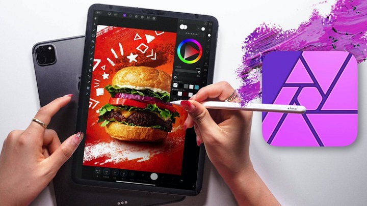 ipad pro standalone pen tablet for affinity photo