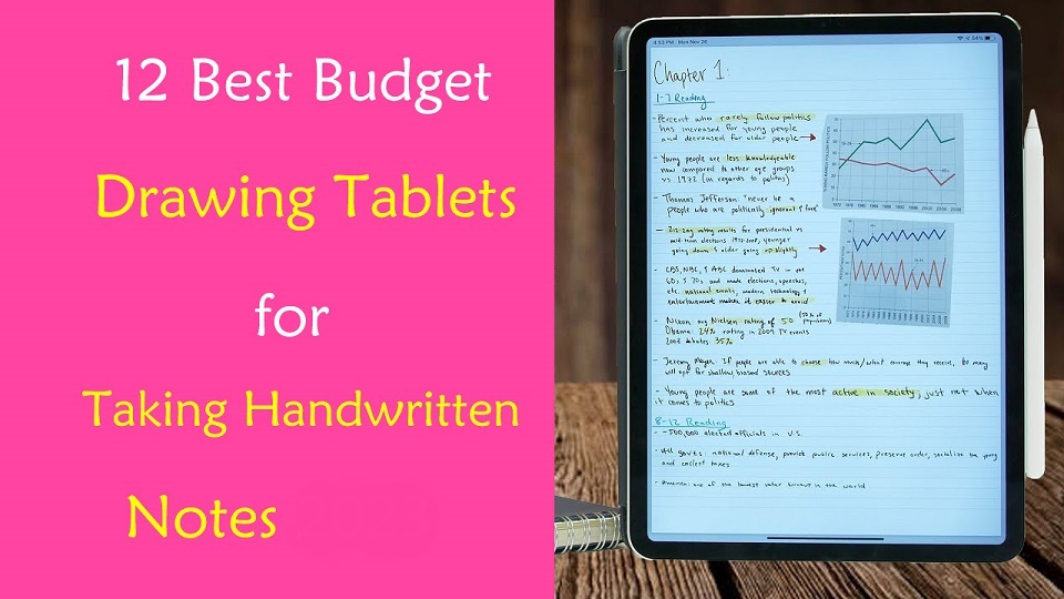 12 Best Budget Drawing Tablets for Taking Handwritten Notes